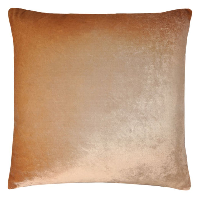 Fig Linens - Ombre Gold Beige Velvet Decorative Pillows by Kevin O'Brien Studio