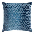 Fig Linens - Denim Triangles Decorative Pillows by Kevin O'Brien Studio