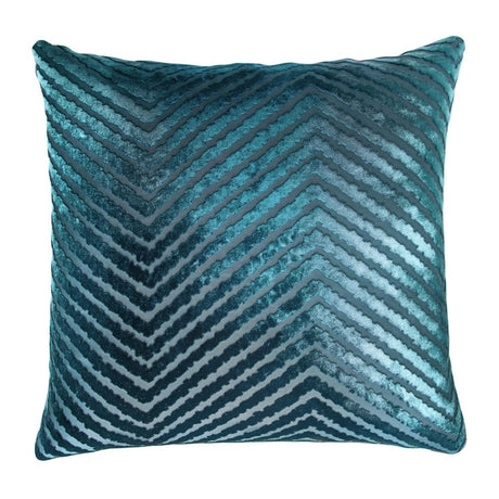 Fig Linens - Pacific Chevron Decorative Pillow by Kevin O'Brien Studio