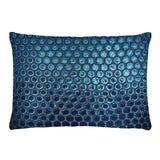 Dots Cobalt Black Velvet Boudoir Pillows by Kevin O'Brien Studio | Fig Linens