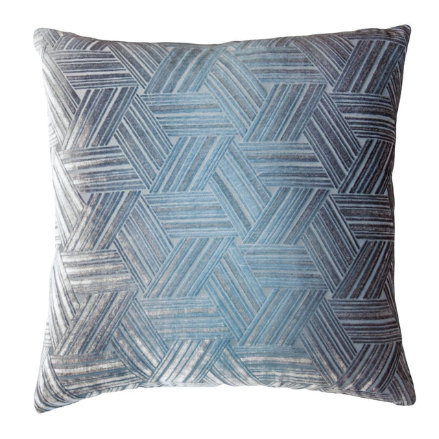 Dusk Entwined Velvet Pillow by Kevin O'Brien Studio | Fig Linens