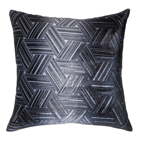 Smoke Entwined Velvet Pillow by Kevin O'Brien Studio | Fig Linens