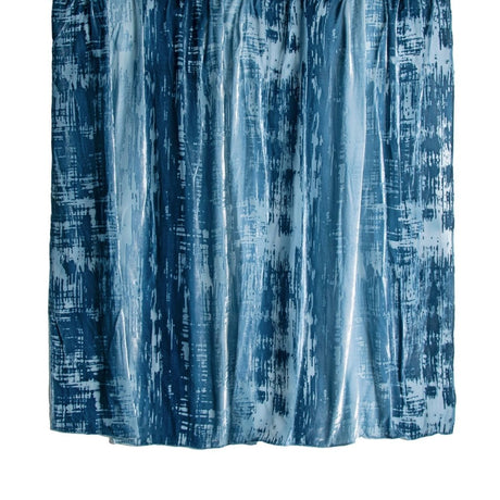 Denim Brushstroke Velvet Throw by Kevin O'Brien Studio | Fig Linens