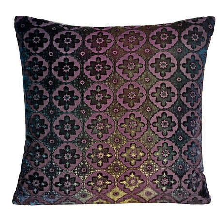 Fig Linens - Peacock Small Moroccan Decorative Pillow by Kevin O'Brien Studio