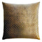 Fig Linens - Dots Copper Ivy Square Pillow by Kevin O'Brien Studio