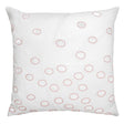 Fig Linen - Apricot Ovals Velvet Appliqué Pillow by Kevin O'Brien Studio