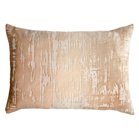 Fig Linens - Kevin O'Brien Studio Latte Brush Stroke Velvet Pillow