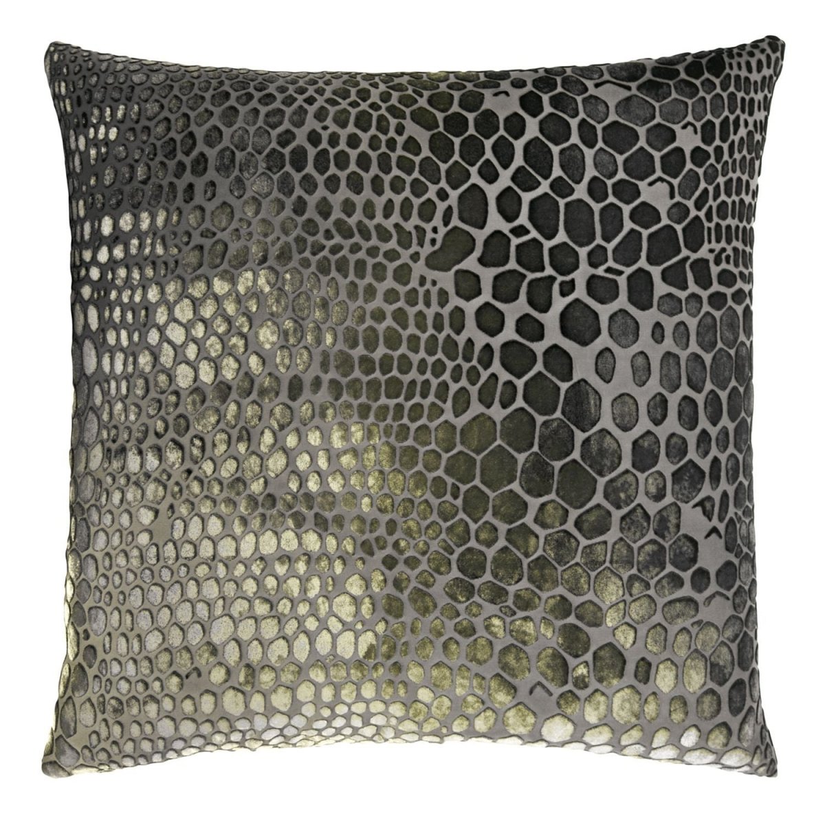 Fig Linens - Oregano Snakeskin Decorative Pillow by Kevin O'Brien Studio