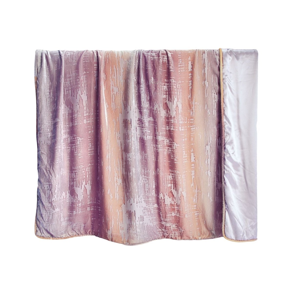 Fig Linens - Opal Brushstroke Velvet Throw by Kevin O'Brien Studio