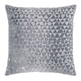 Triangles Velvet Silver Gray Pillows by Kevin O’Brien Studio - Fig Linens