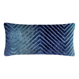 Fig Linens - Shark Chevron Velvet Pillows by Kevin O'Brien Studio