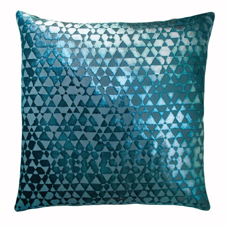 Fig Linens - Pacific Triangles Decorative Pillow by Kevin O'Brien Studio