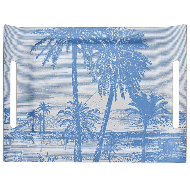 Croisiére Sur le Nil Palm Tray by Le Jacquard Français | Fig Linens