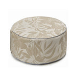 Fig Linens - Nature Urbaine Beige Outdoor Pouf by Le Jacquard Français