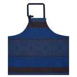 Tsar Blue Cotton Apron by Le Jacquard Français | Fig Linens and Home