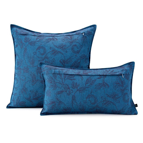 Fig Linens - Symphonie Baroque Dusk Pillows by Le Jacquard Français - Back