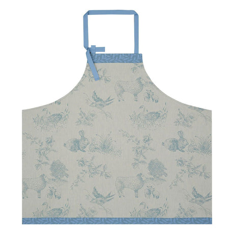 Josephine Blue Toile Apron by Le Jacquard Français | Fig Linens and Home