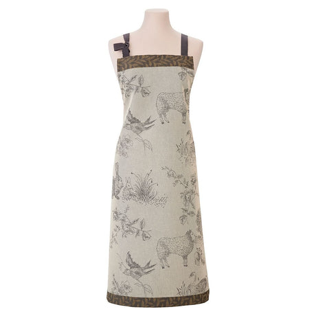 Josephine Grey Apron by Le Jacquard Français | Fig Linens