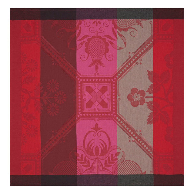 Fig Linens - Hacienda Red Table Linens by Le Jacquard Français - Napkin