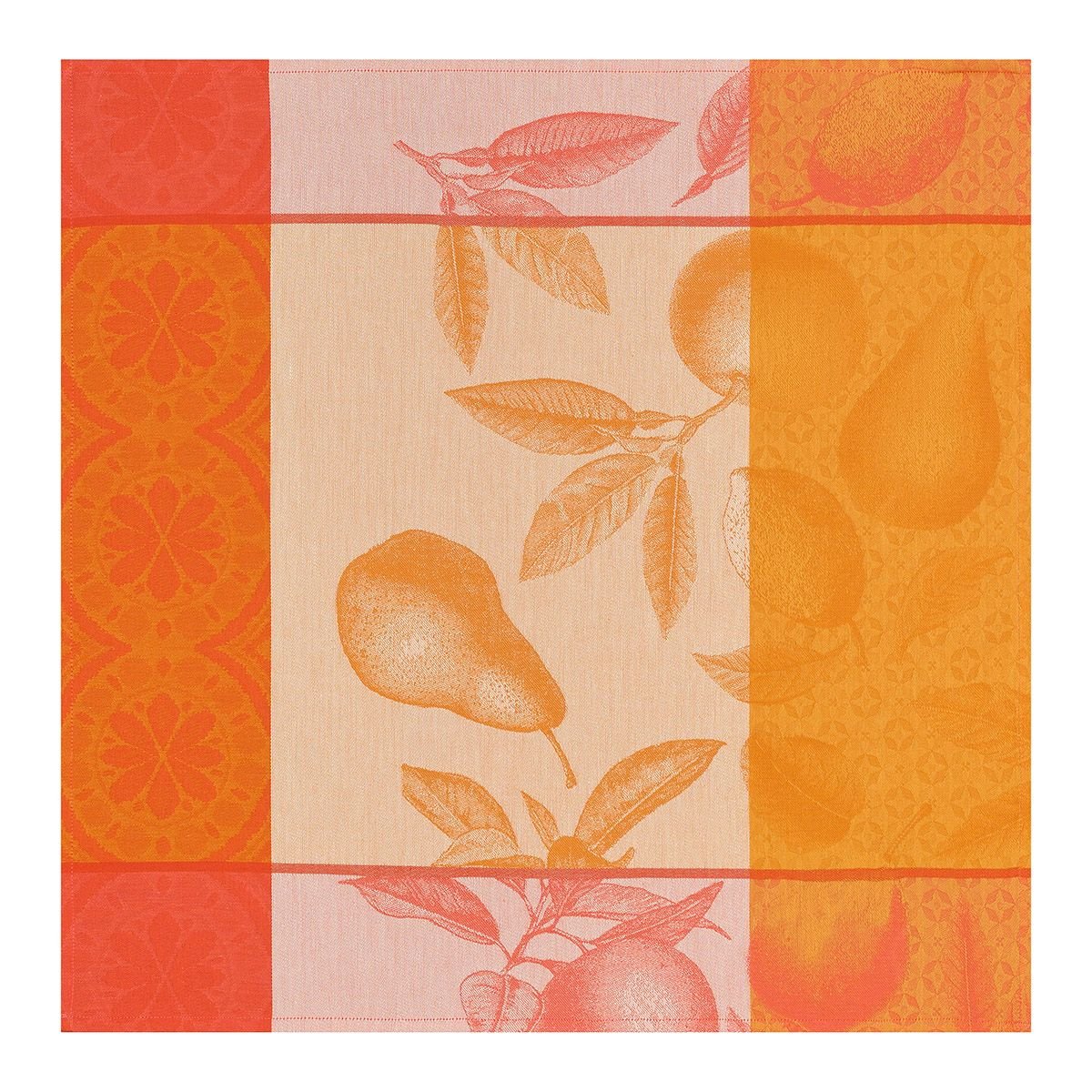 Arrière-Pays Orange Napkin by Le Jacquard Français | Fig Linens