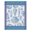 Fig Linens - Coquillages Blue Tea Towels by Le Jacquard Français