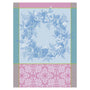 Couronne de Pâques Blue Tea Towels by Le Jacquard Français | Fig Linens