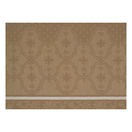 Fig Linens - Armoiries Brown Linen Placemat by Le Jacquard Français