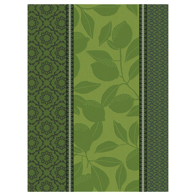 Fig Linens - Sous Les Citronniers Green Tea Towels by Le Jacquard Français