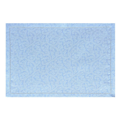 Portofino Fiori Blue Placemats by Le Jacquard Français