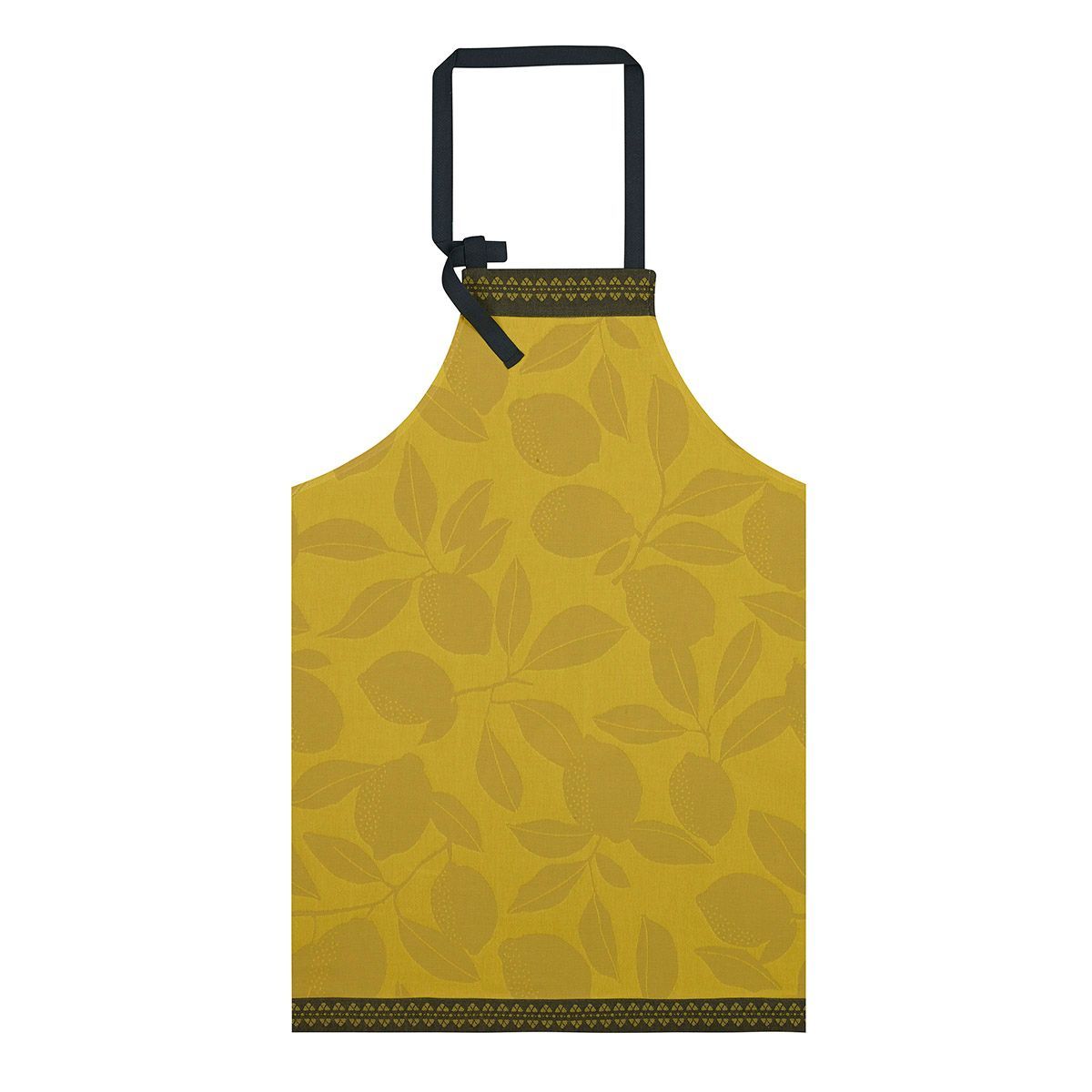 Fig Linens - Sous Les Citronniers Yellow Apron by Le Jacquard Français