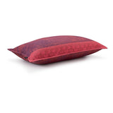 Fig Linens - Symphonie Baroque Maroon Lumbar Pillows by Le Jacquard Français