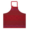 Fig Linens - Tsar Red Apron with Adjustable Ties by Le Jacquard Français 