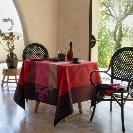 Hacienda Red Table Linens by Le Jacquard Français | Fig Linens