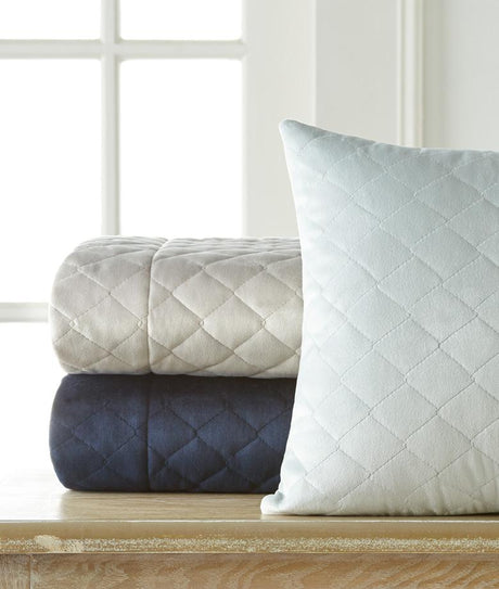 Liberty Quilted Velvet Bedding by Legacy Home | Fig Linens