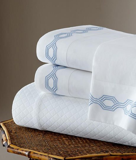 Fig Linens - Mila Embroidered Percale Bedding by Legacy Home