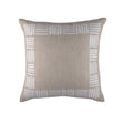 Aspen Natural & White Euro Pillow by Lili Alessandra | Fig Linens