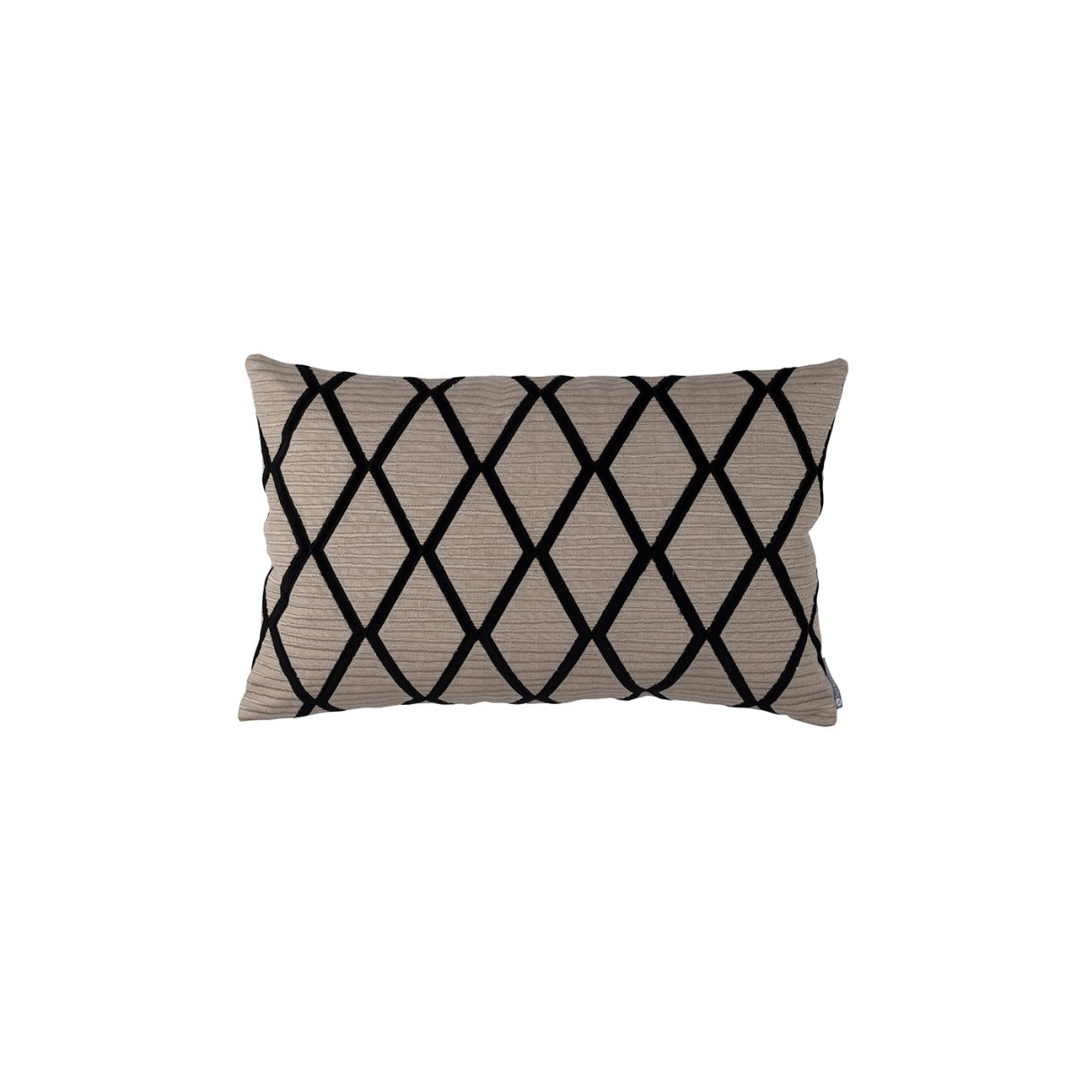 Brook Dark Sand & Black Pillows by Lili Alessandra | Fig Linens