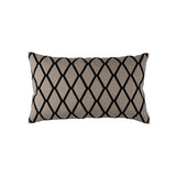 Brook Large Dark Sand & Black Pillows by Lili Alessandra | Fig Linens