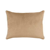 Fig Linen - Valentina Marigold Quilted Luxe Euro Pillow by Lili Alessandra