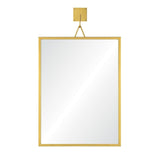 Burnished Brass Wall Mirror by Mirror Home | Fig Linens 