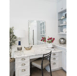 Fig Linens - Mirror Home - Mirror Framed Mirror w. Convex Details by Celerie Kemble -LIfestyle