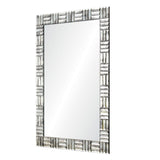 Fig Linens - Mirror Home Antiqued Mirror Framed Mirror by Suzanne Kasler - Side