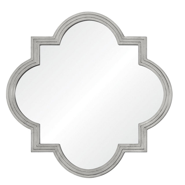 Silver Leaf Quatrefoil Mirror by Suzanne Kasler | Fig Linens