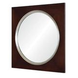 Fig Linens - Dutch Brown & Silver Leaf Mirror by Suzanne Kasler - Side