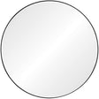 Black Nickel Round Wall Mirror by Mirror Image Home | Fig Linens