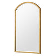 Mirror Image Home - Distressed Gold Arched Wall Mirror | Fig Linens