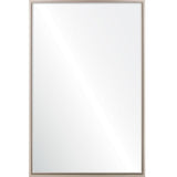 Mirror Image Home - White & Silver Floated Panel Wall Mirror | Fig Linens