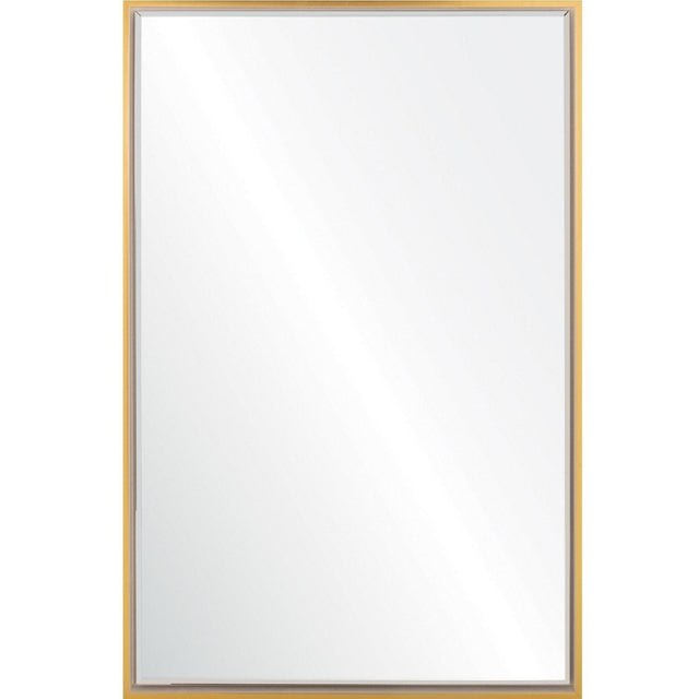 Mirror Image Home -  White & Gold Floated Panel Wall Mirror | Fig Linens