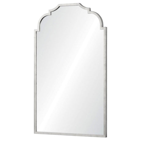 Fig Linen - Arc de Triomphe Silver Mirror by Barclay Butera | Mirror Image Home - Side