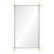 Fig Linens - Sienna Burnished Brass Mirror by Barclay Butera | Mirror Image Home